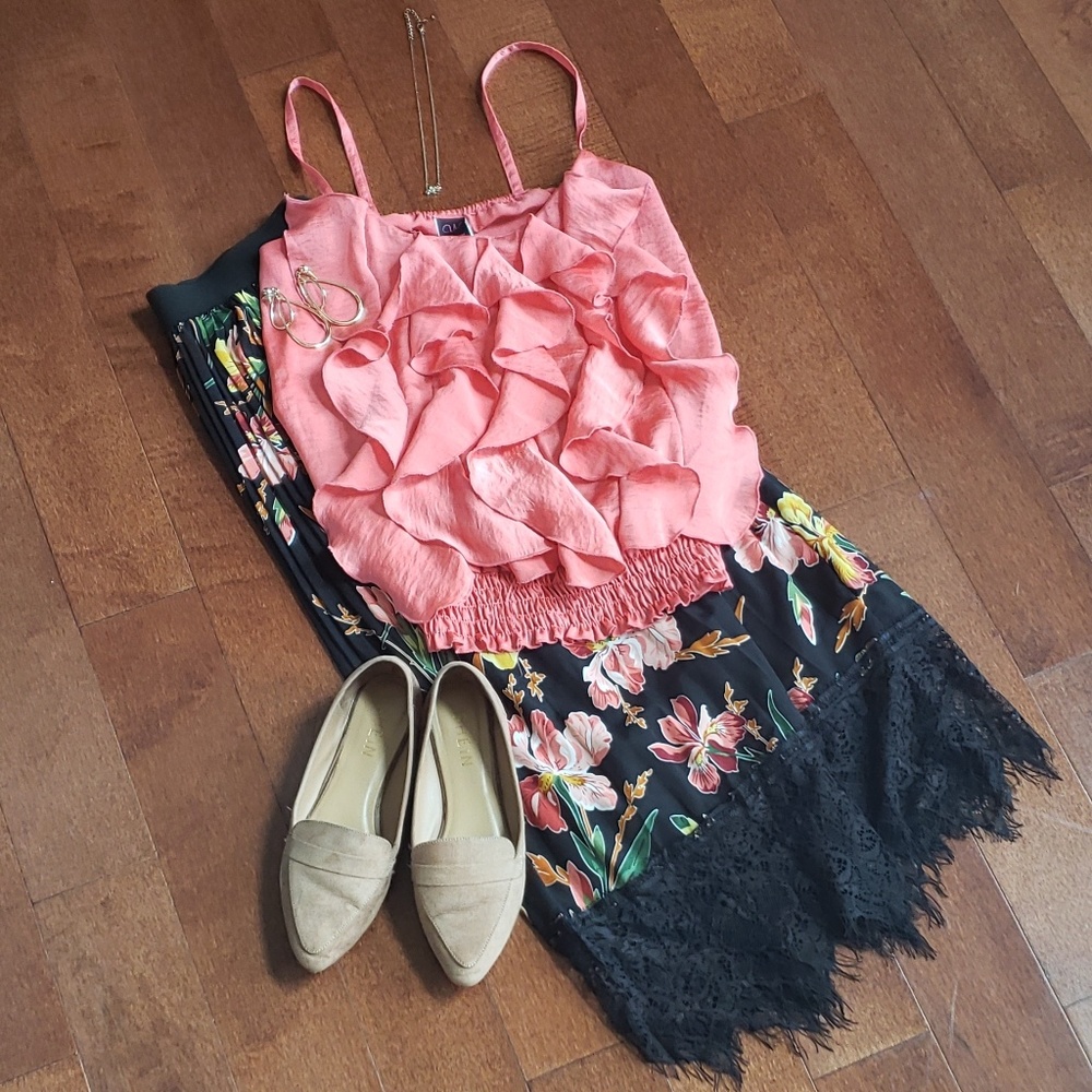 Spaghetti strap blouse